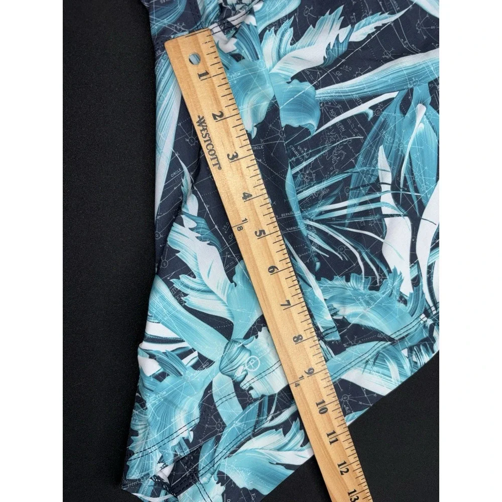 NWT Hurley Phantom JJF Board Shorts Trunks Mens 30x9 Floral Map Grid Print